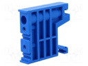 Holder; Application: ZG-G,ZUG,ZUG-G2.5; blue; Width: 10mm; TS35
