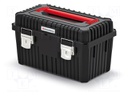 Toolbox; 585x360x337mm; polymer; HEAVY; 25kg