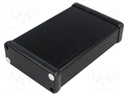 Enclosure: with panel; 1455; X: 78mm; Y: 120mm; Z: 27mm; aluminium