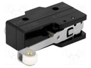 Microswitch SNAP ACTION; with lever (with roller); SPDT; Pos: 2