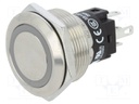 Switch: vandal resistant; Pos: 2; SPDT; 3A/240VAC; 3A/240VDC; white