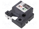 Tape; Width: 12mm; Colour: black; Character colour: white; L: 5.5m