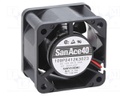 AXIAL FAN, 40MM, 12VDC, 550mA