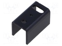Heatsink: extruded; U; SOT32,TO126,TO220; black; L: 25mm; W: 14mm
