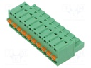 Pluggable terminal block; 5mm; ways: 10; straight; plug; female