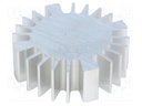 Heatsink; LED; Ø: 60mm; H: 20mm