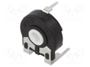 Potentiometer: mounting; single turn,horizontal; 10kΩ; 250mW