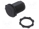 USB power supply; USB A socket x2; Sup.volt: 12÷24VDC; black