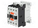 Contactor: 3-pole; NO x3; Auxiliary contacts: NO; 24VAC; 9A; DIN; BF