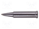 Soldering Tip, Hoof/Concave/60° Bevel, 2 x 12 mm, Soldering Station