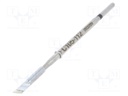 Tip; knife; 2.5x0.3mm