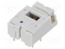 Switch: keypad; Pos: 2; SPDT; 0.01A/24VDC; white; Leads: for PCB