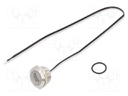 Switch: vandal resistant; Pos: 2; SPST-NO; 50mA/24VDC; IP65; red
