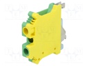 Splice terminal: rail; 0.2÷6mm2; ways: 1; terminals: 2; Width: 8.2mm