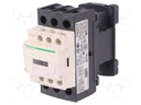 Contactor: 3-pole; NO x3; Auxiliary contacts: NO + NC; 415VAC; 25A