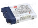 Power supply: switched-mode; LED; 60.3W; 2÷90VDC; 500÷1400mA; IP20