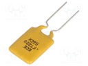 Fuse: PTC polymer; 2.2A; Ø0.51x7.6mm