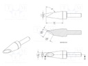Tip; minispoon; 3mm; 366°C; for soldering station