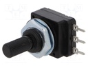 Potentiometer: shaft; single turn; 4.7kΩ; 60mW; PCB; 6mm; plastic