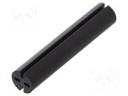 Spacer sleeve; LED; Øout: 5.1mm; ØLED: 5mm; L: 26mm; black; UL94V-0