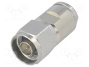 Plug; N; male; straight; 50Ω; CNT-300; clamp; for cable; Series: CNT