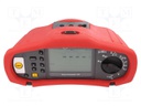 Meter: appliance meter; LCD,with a backlit; 10k÷1000MΩ; IP40