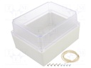 Enclosure: multipurpose; X: 146mm; Y: 186mm; Z: 110mm; Ritec; IP65