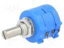 Potentiometer: shaft; multiturn; 2kΩ; 2W; ±5%; 6.35mm; linear; IP65