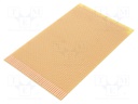 Board: universal; double sided,prototyping; W: 100mm; L: 160mm