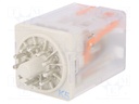 Relay: electromagnetic; 3PDT; Ucoil: 24VAC; 10A; max.250VDC; 83g