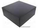Enclosure: multipurpose; X: 250mm; Y: 250mm; Z: 100mm; aluminium