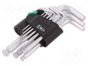Key set; Hex-Plus hexagon keys; Pcs: 9