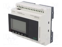 Programmable relay; IN: 12; Analog..in: 6; OUT: 6; OUT 1: relay; DIN