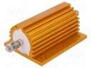 Resistor: wire-wound; with heatsink; screw; 15Ω; 250W; ±1%