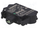 Illuminating unit; 22mm; 3SU1.5; -25÷70°C; Illumin: LED; front