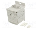 Splice terminal: distribution block; ways: 1; terminals: 12; grey