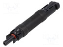 Coupler; straight; 15A; SOLCON4 male,SOLCON4 female; 10.3x38mm