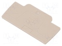 End plate; Application: A series; colourless