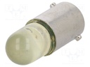 LED lamp; yellow; BA9S; 24VDC; 24VAC