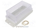 Enclosure: multipurpose; X: 85mm; Y: 165mm; Z: 55mm; Ritec; IP65
