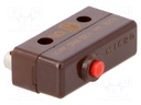 Microswitch SNAP ACTION; without lever; SPDT; 1A/250VAC; Pos: 2
