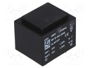 Transformer: encapsulated; 2.6VA; 230VAC; 15V; 15V; 87mA; 87mA; 99g