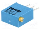 Potentiometer: mounting; vertical; 2MΩ; 500mW; THT; ±10%; linear
