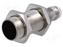 Sensor: inductive; Output conf: PNP / NO; 0÷8mm; 12÷24VDC; M18