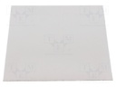 Heat transfer pad: silicone; L: 101.6mm; W: 101.6mm; Colour: grey