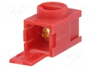 Terminal block; ways: 1; 0.14÷2.5mm2; THT,screw terminal; 30A