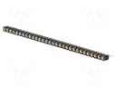 Socket; pin strips; female; PIN: 30; turned contacts; straight