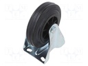 Transport wheel; Ø: 125mm; W: 38mm; H: 156mm; rigid; 100kg; -20÷80°C