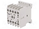 Contactor: 3-pole; NO x3; Auxiliary contacts: NO; 24VDC; 8.5A; CI 5