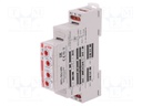 Timer; 1s÷10days; SPDT; 24VDC/16A,250VAC/16A; 12÷240VAC; DIN; IP20